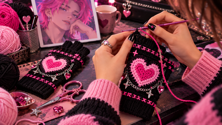 4 ideas de mitones de crochet inspirados en los Saja Boys para esta temporada de frio