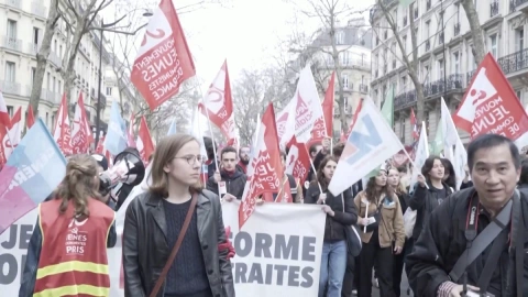 Más de un millón de personas protestan en Francia contra reforma a las pensiones.