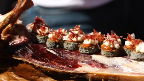 Celbrando al Jamón Ibérico en España