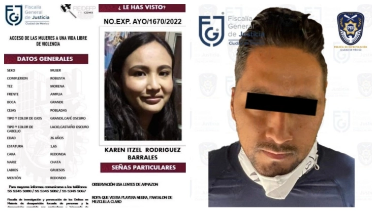 esposo Karen Itzel estudiante desaparición