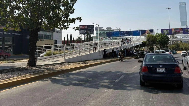 accidente Vía Atlixcáyotl