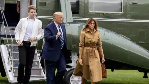 Cuánto mide Barron Trump, hijo de Donald Trump
