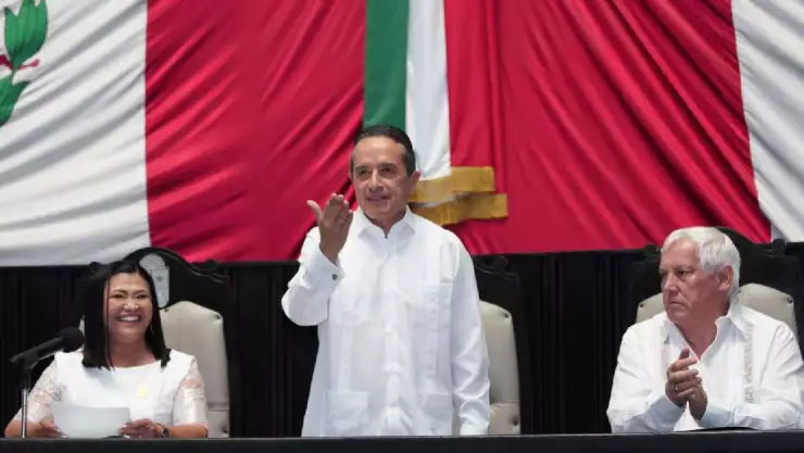 Carlos Joaquín rindió su sexto informe de Gobierno