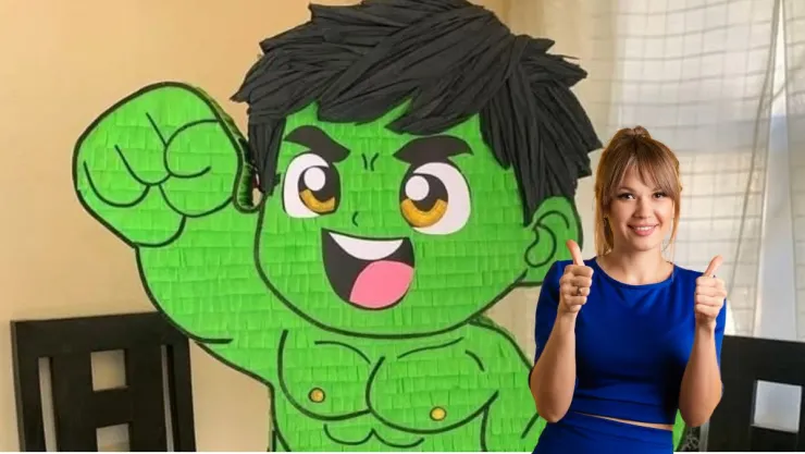 3 diseños de piñatas de Hulk, el Hombre Increíble, ideales para fiestas infantiles
