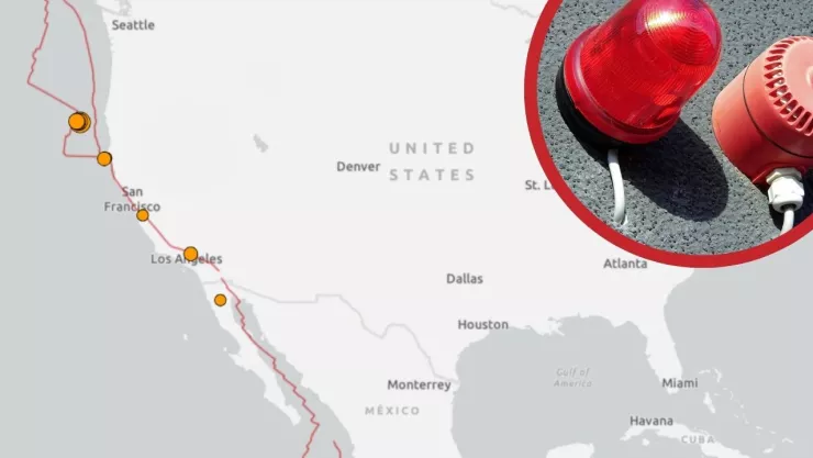 Últimos sismos en California y Baja California alertan por actividad en la Falla de San Andrés