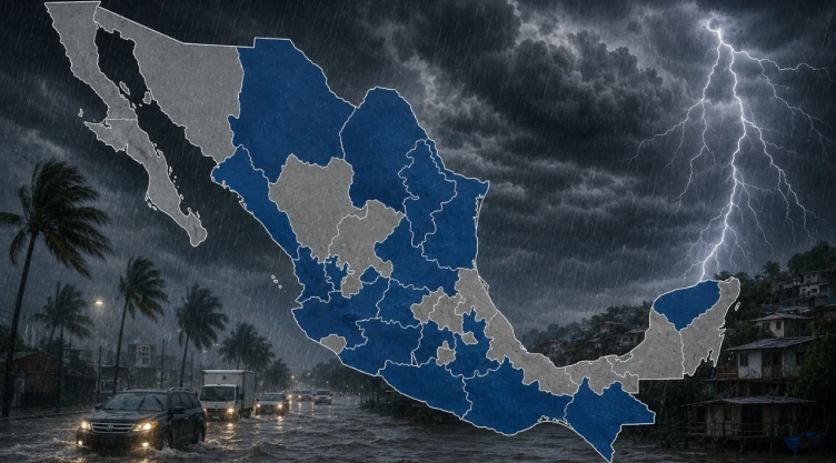 Alerta por lluvias intensas: La lista de estados de México bajo amenaza de inundaciones según el SMN