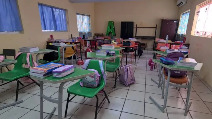 Salón de clases vacío