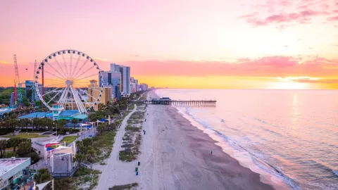Myrtle Beach es una ciudad en el sur de Estados Unidos.