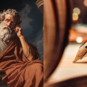 Sócrates, filósofo griego No hagas a otros lo que te enfurecería si te lo hicieran los demás.png