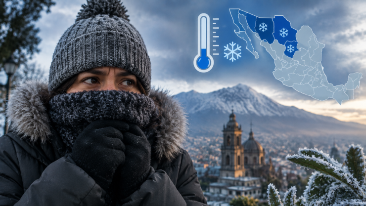¡Primera probadita de frío en México! Conagua alerta a 4 estados por temperaturas de hasta 0 grados