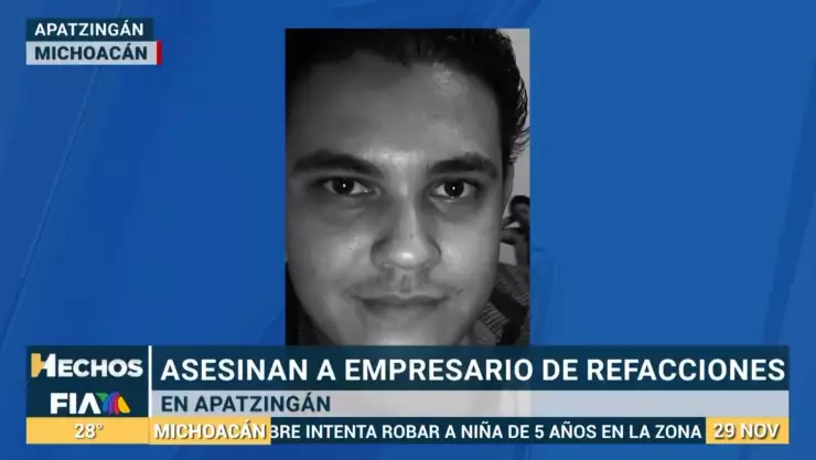 Asesinan a Ángel Samir Lemus, empresario de refacciones en Apatzingán Michoacán