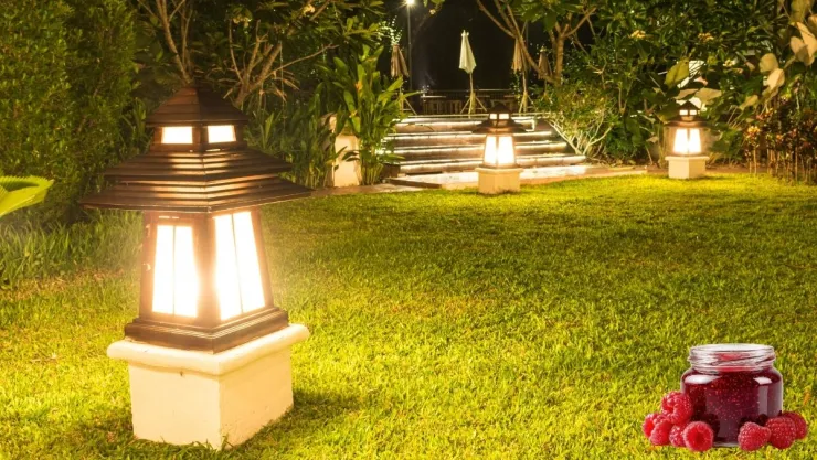 Ideas DIY Cómo hacer un farol de jardín a partir de frascos de mermelada.jpg