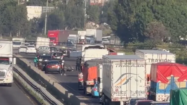 Accidente colapsa tráfico en la autopista México-Puebla hacia la CDMX hoy: Caos en Xonacatepec