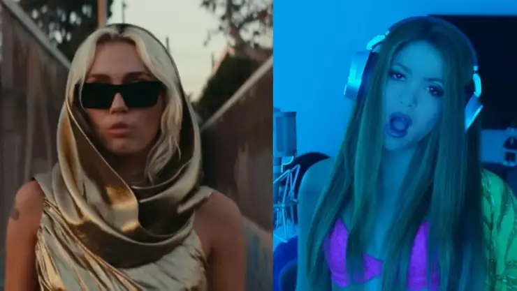 flowers de miley cyrus cancion de shakira