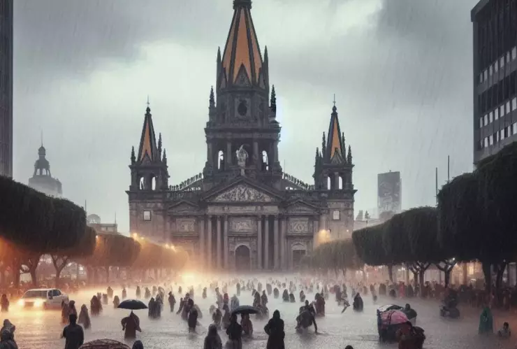 Jalisco espera hasta 4 días de lluvias consecutivas y se pronostica una fuerte tormenta para Guadalajara este día de agosto