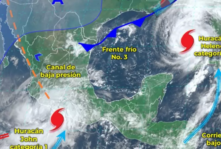 Huracán John en Guanajuato