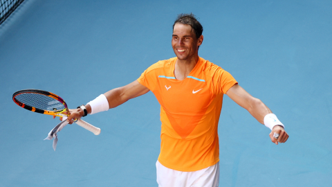 Rafael Nadal en el Abierto de Australia