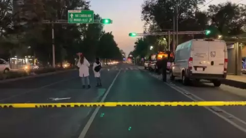 Hombre atropellado en Paseo de la Reforma