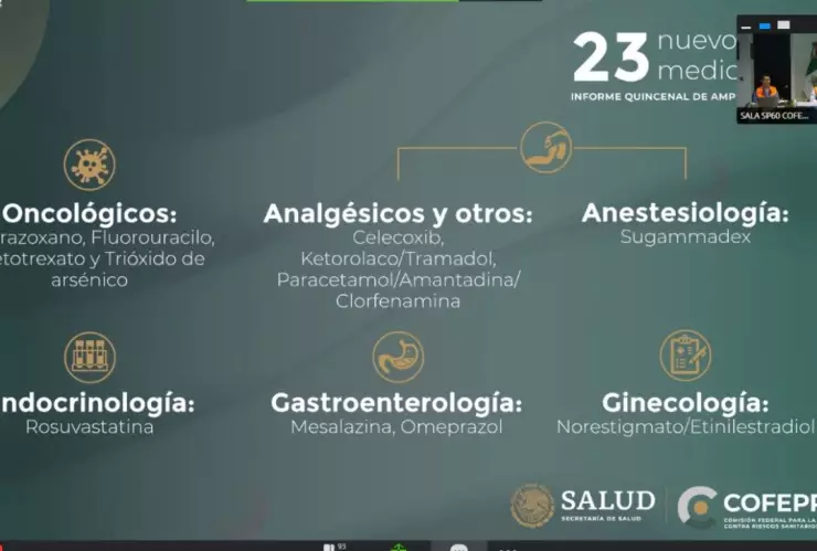 medicamentos cofepris hoy