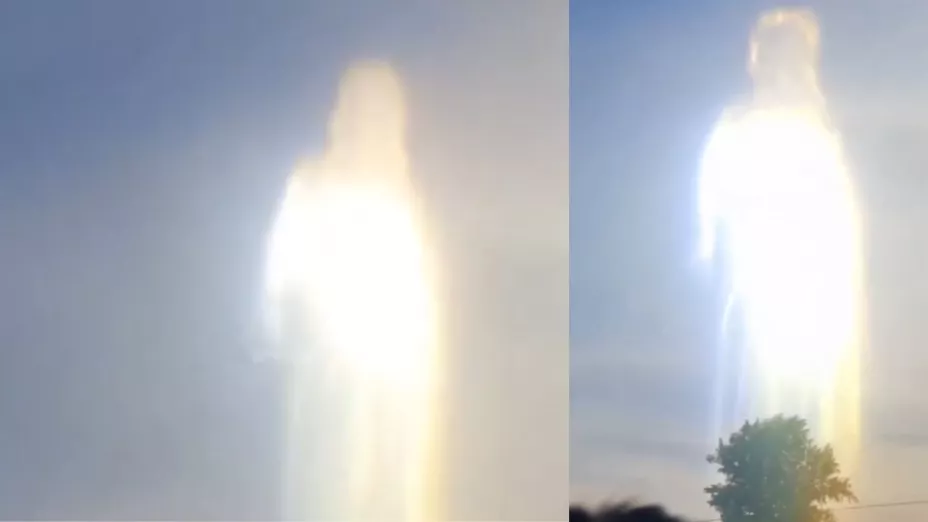 presunto Jesucristo en cielo de Estados Unidos