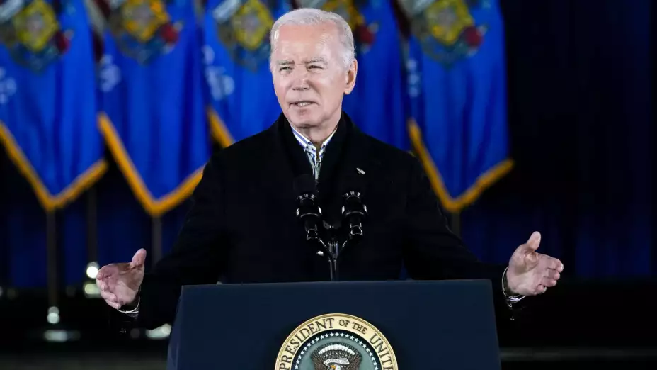 Joe Biden en Milwaukee el 20 de diciembre de 2023.