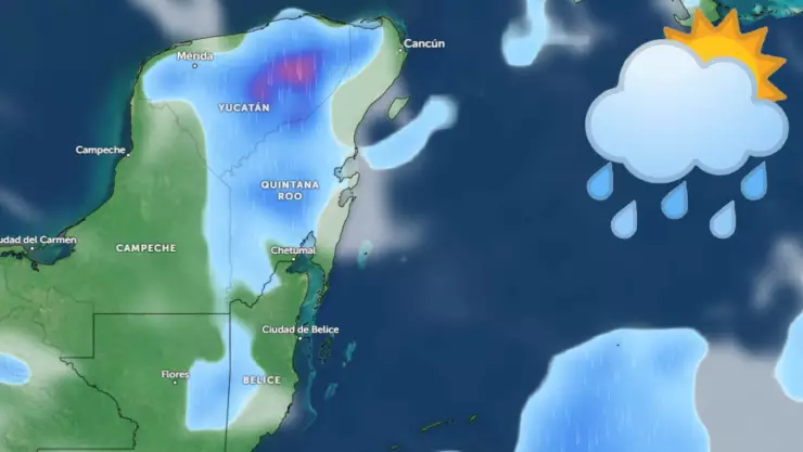 ¿En qué municipios LLOVERÁ? Aquí el clima en Cancún hoy 18 de julio de 2024