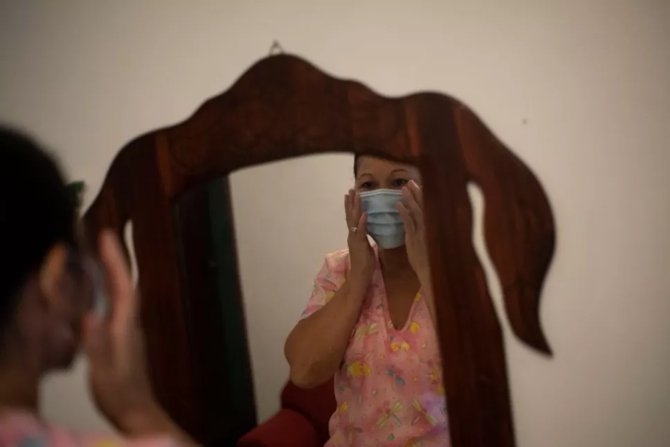 Venezuelan Nurse Works In The Front line For Minimum Wage