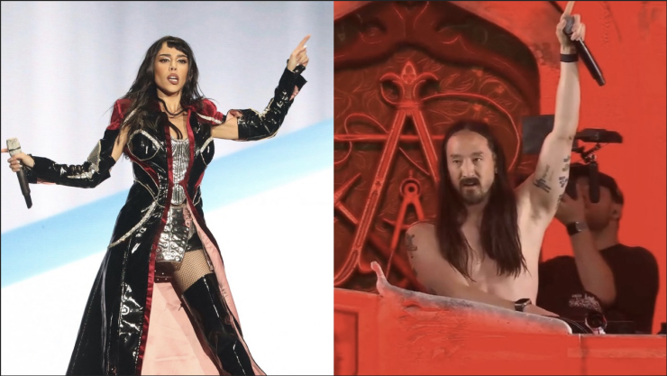 ¡Éxito total! Danna Paola colabora con Steve Aoki en el Tomorrowland 2023
