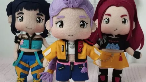 Muñecas de terciopelo Kpop demon hunters.jpeg