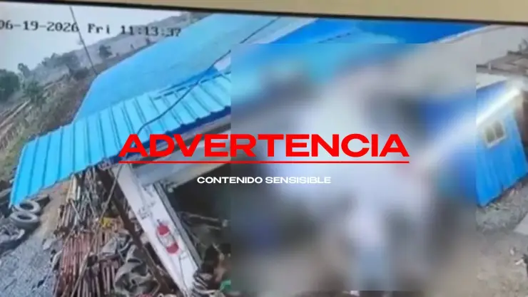 Muere trabajador tras inflar una enorme llanta; así fue el momento (VIDEO)