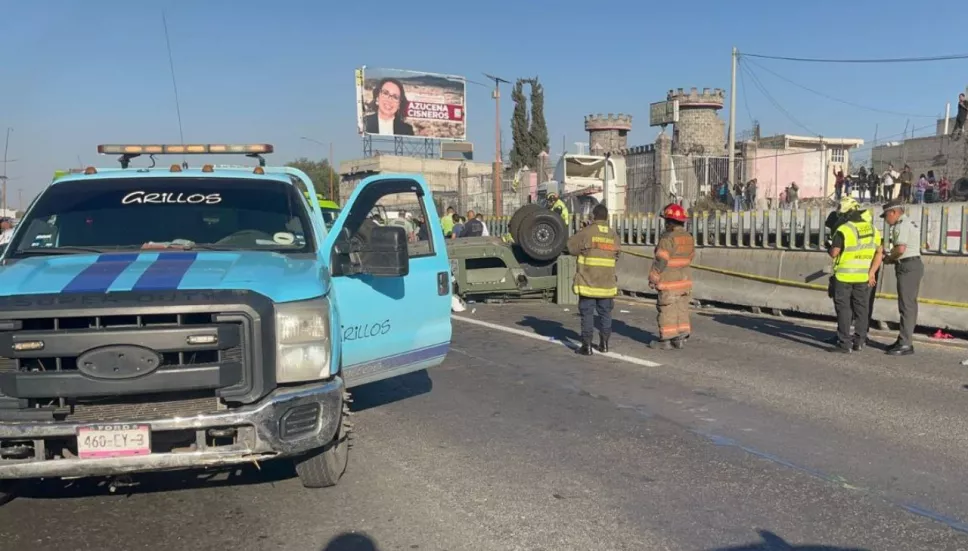 accidente en autopista México-Pachuca