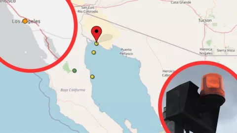 Sismos cerca de la Falla de San Andrés el 24 de junio de 2025