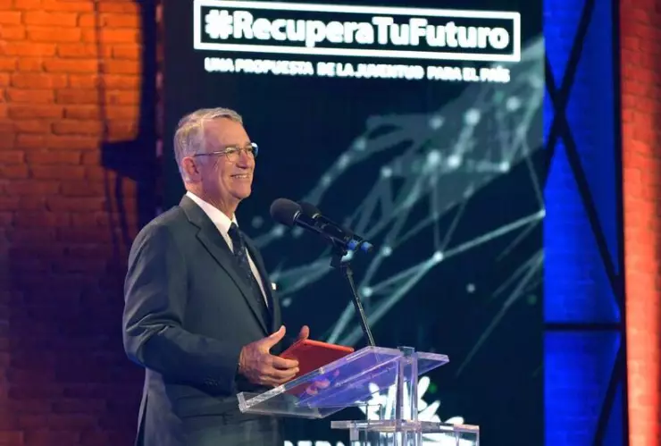 Ricardo Salinas Pliego en evento Recupera tu Futuro