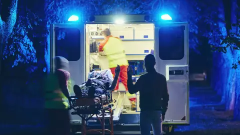 Deslave en obra abandonada