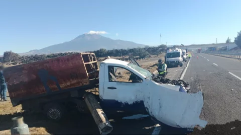 accidente en la autopista Puebla-Córdoba