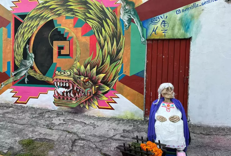 Catrinas gigantes en Tláhuac 2023