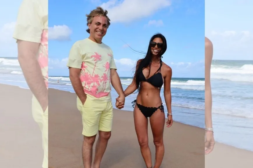 Mariela Sánchez y Christian Castro tomados de la mano.jpg