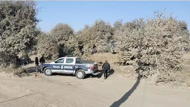 Hallan cuerpo embolsado en camino de terracería en San Pablo del Monte en Tlaxcala hoy; sería un hombre