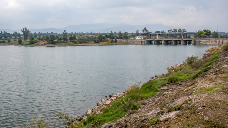 Presa El Palote, en León, Guanajuato