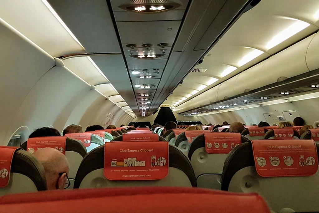 Viajes largos en avion