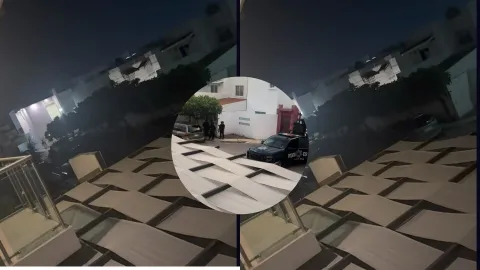 Vecino de Bugambilias hace un en vivo en Tik Tok en Culiacán. .jpg