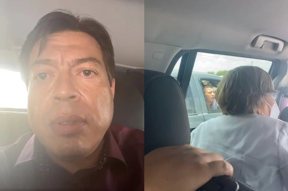 VIDEO: Hombres armados detienen a Mario Delgado en Tamaulipas
