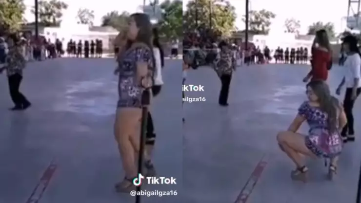 Mama perrea en festival.