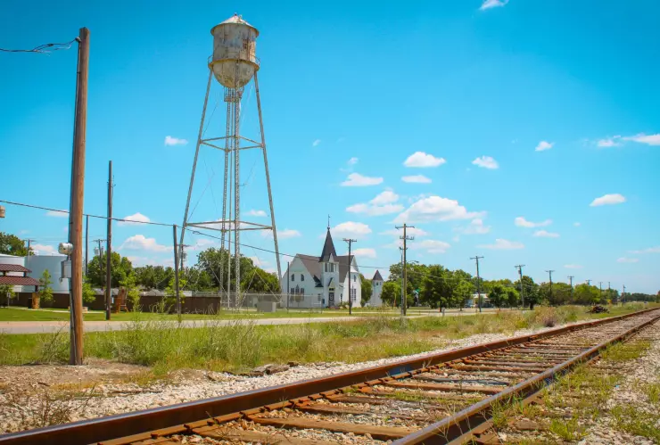 Paisaje de Anna, ciudad de Texas a una hora de Dallas