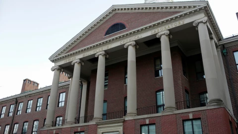 FILE PHOTO: The exterior of The Department of Chemistry and Chemical Biology at Harvard University.  The head of the department, Dr. Charles Lieber, is charged with lying to the federal authorities in connection with aiding China