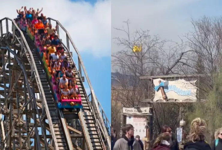 Cae árbol sobre un juego mecánico en España; aplasta a niños y adultos