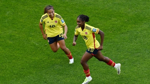 Linda Caicedo con la selección de Colombia