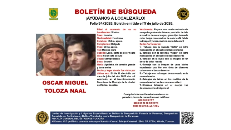 Desaparición de Oscar Miguel en Yucatán_ 24 horas sin noticias de él.jpg