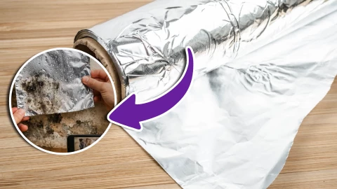 ¿El papel aluminio detecta la humedad en casa_ Este es el TRUCO y GUÍA INFALIBLE para diagnosticarla en tus paredes.webp