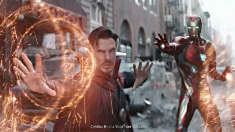 Los hechizos de Dr. Strange en Avengers: Infinity War.